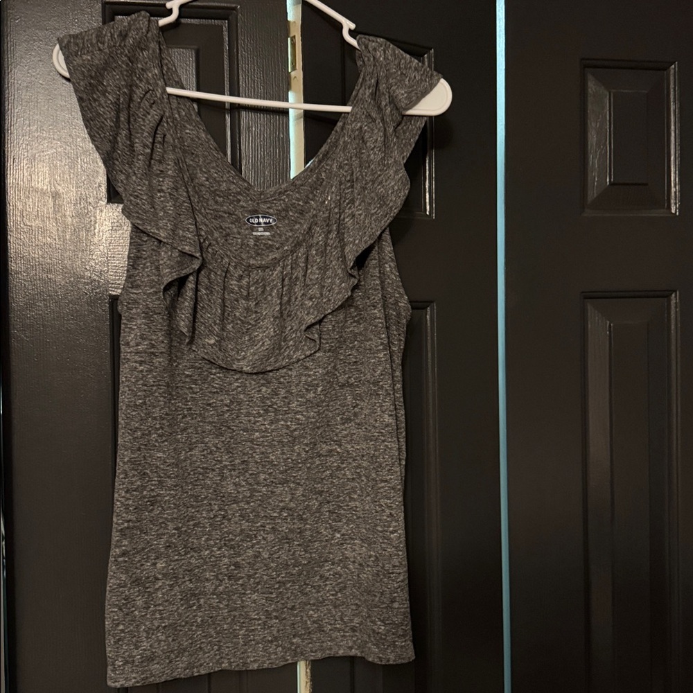 Old Navy Charcoal Sleeveless Top